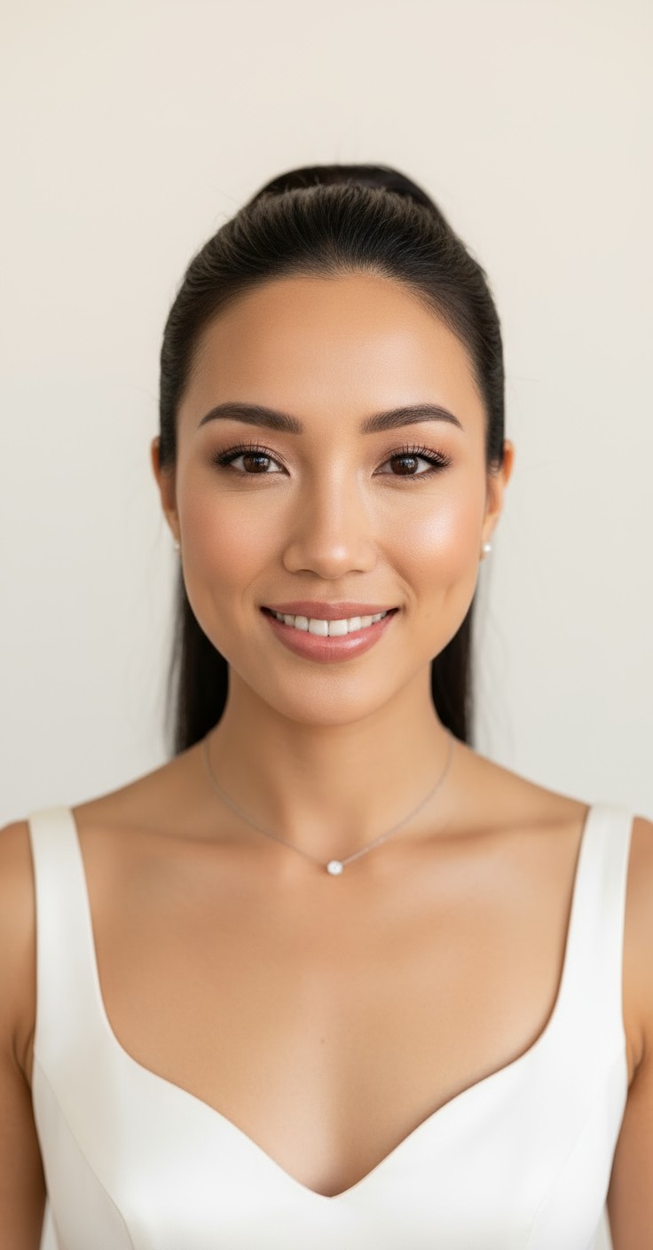 After Ponytail For Bride